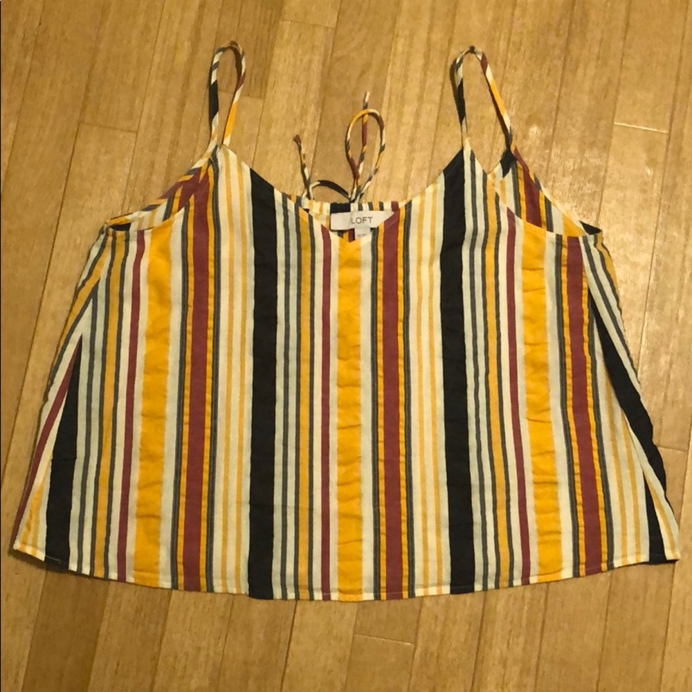 LOFT linen tank! Like new!